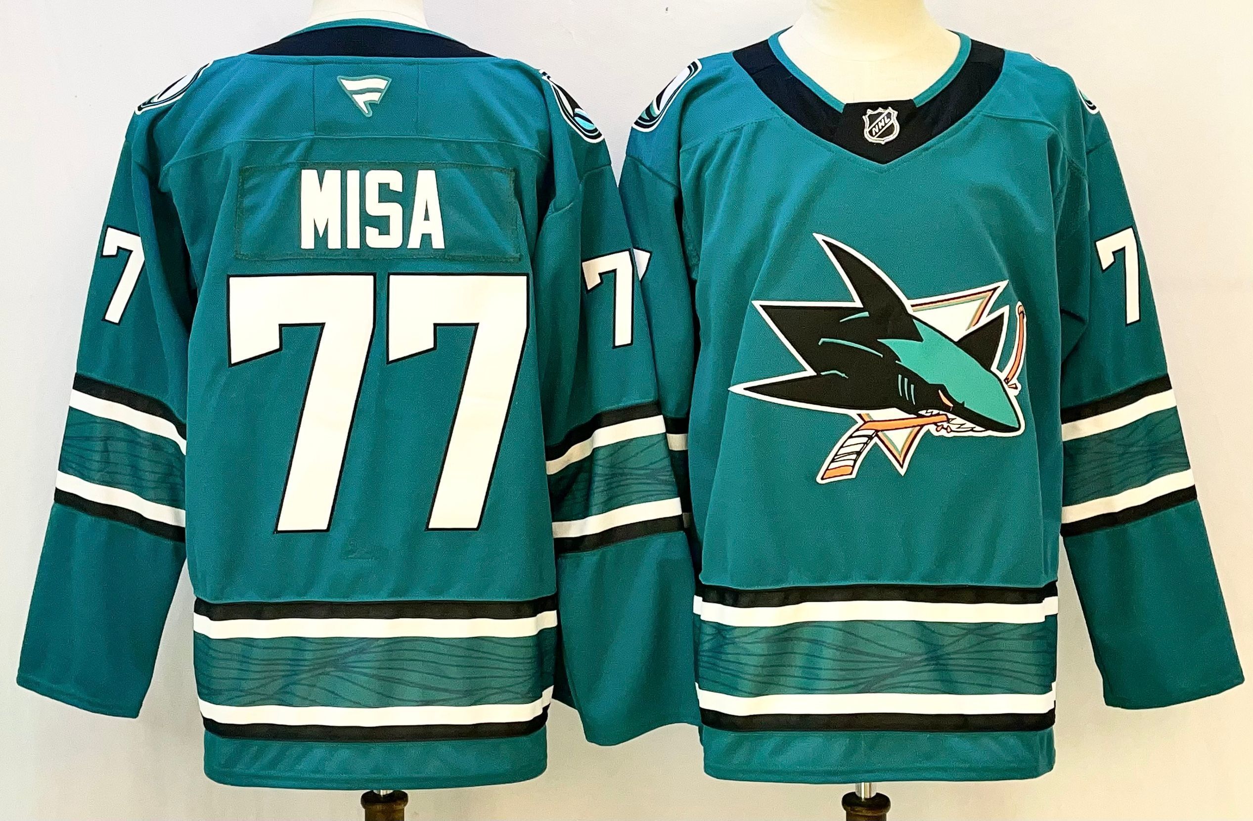 Men San Jose Sharks #77 Misa Green 2026 Adidias NHL Jersey style 002
